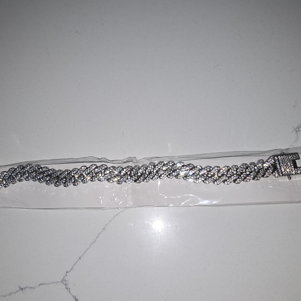 Rose Gold Rhinestone Bracelet Set - Picture 8 of 9